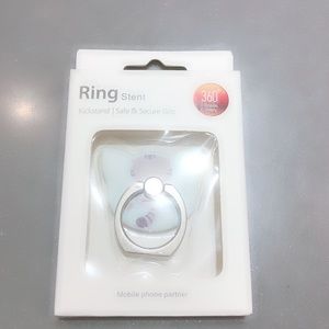 🌕cute simple iphone cat blue Phone ring